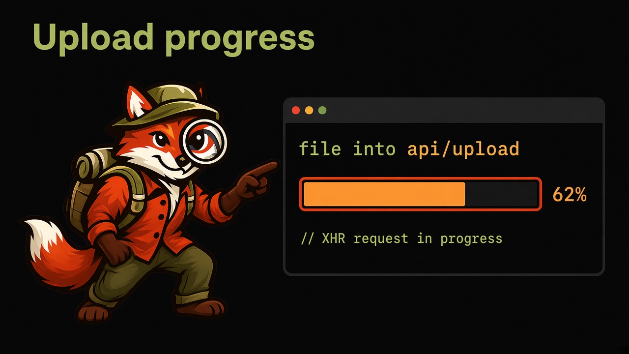 Multipart upload with progress